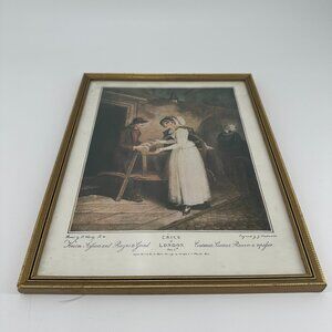 Vintage Cries of London "Knives, Scissors & Razors" Print in Consort Frame